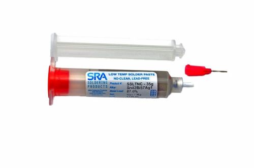 SRA Low Temperature Lead Free Solder Paste T3 - 35 Grams