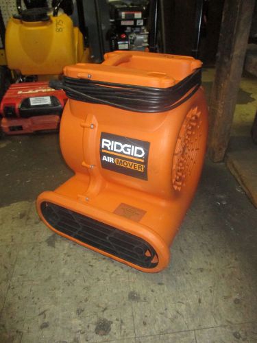 RIDGID AM25600 AIR MOVER CARPET BLOWER 1625 CFM  3 SP  MINT COND