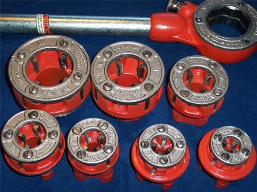 Ridgid 11-R Ratcheting Pipe Threading Set Fits 600 690 Power Drive 1/8&#034; - 1 1/4&#034;