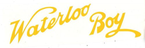 Waterloo boy gas engine motor decal hit &amp; miss flywheel antique john deere for sale