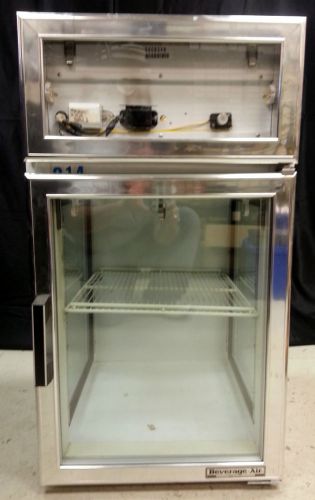 BEVERAGE-AIR SINGLE GLASS DOOR COUNTERTOP REFRIGERATED MERCHANDISER  FREE SHIP&#039;N