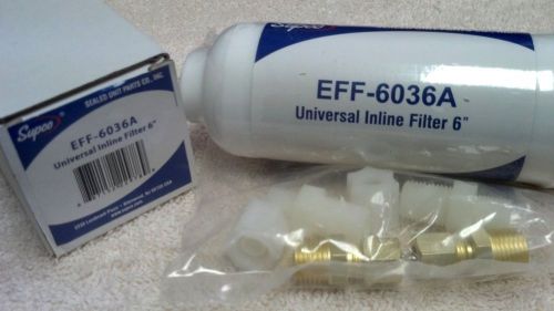 Water filter, filter, aqua fresh, eco aqua, eff-6036a, 6&#034; inline water filter for sale