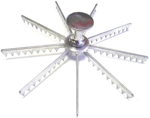 1 Commerical Aluminum 9 Portion Pie Marker Slicer 9&#034; In Diameter NEW