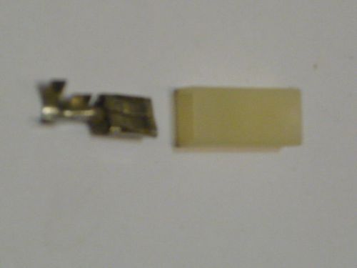 WALDOM 20 PK #06-02-3011 SINGLE HOUSING- #05-06-0302 CRIMP WIRE TERMINALS NOS