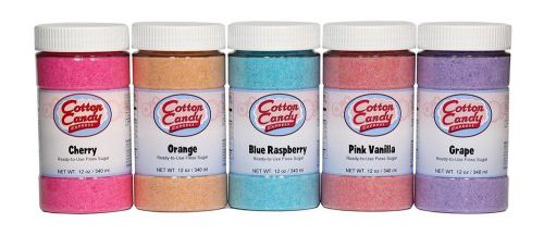 Cotton Candy Express Cotton Candy Sugar 5 Floss Sugar Flavor Pack*FREE SHIPPING