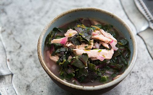 Aida’s Coriander Chicken, Cilantro, and Chard Stew Recipe