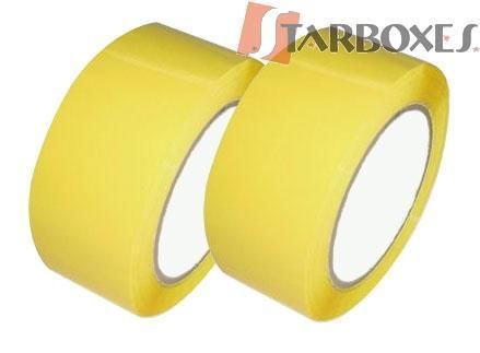 2 x 55, 2 mil, 36 rls/cs, Yellow Acrylic Tape Packing &amp; Shipping Tape