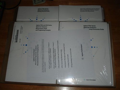 Agilent E4440A Series PSA Manual set