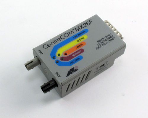 NEW Allied Telesyn CentreCOM MX26F Fiber Optic Transceiver IEEE 802.3 (MAU)