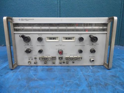 Hp hewlett packard mn: 694d sweep oscillator 8.0-12.4 gc for sale