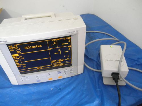 Datascope Passport XG Patient Monitor ECG SPO2 with Power Supply ~(S8163)