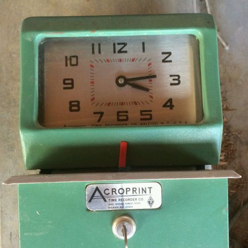 Arco print time recorder