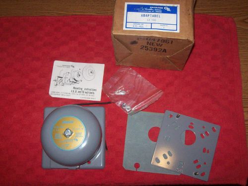 EDWARDS GS ADAPTABEL AUDIBLE SIGNAL 12 VOLT BELL 435-4E1**NEW**FREE SHIP