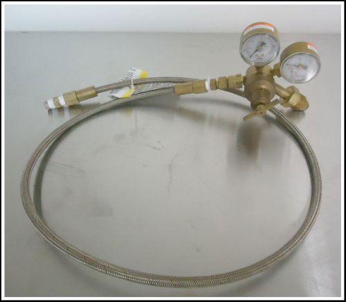 4 Foot Gas Transfer Hose With ARGON Regulator