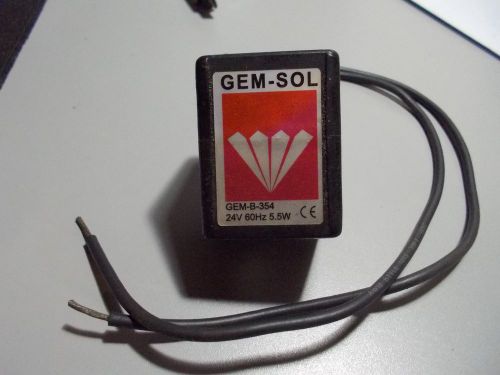 SOLENOID VALVE GEM-SOL 24x 50hz 5.5w GEM-B-354