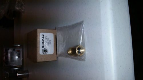 Mastercool 82634-M 1/4&#034; FFL x 1/2&#034; M Acme w/o core R134a Connecotor