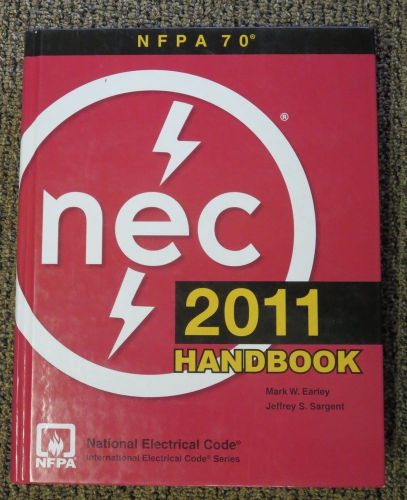 Nfpa handbook,nec,hard cover,2011 for sale