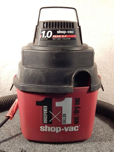 Shop vac brand, 1x1 portable wet\dry vac 1 gallon, 1.0 peak h.p. works great! for sale