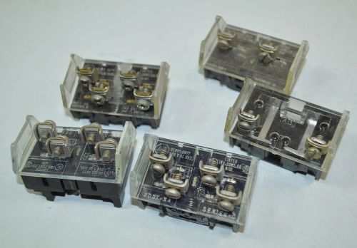 Lot of 5 Allen Bradley Contact Blocks 800T-XA 800T-XD4