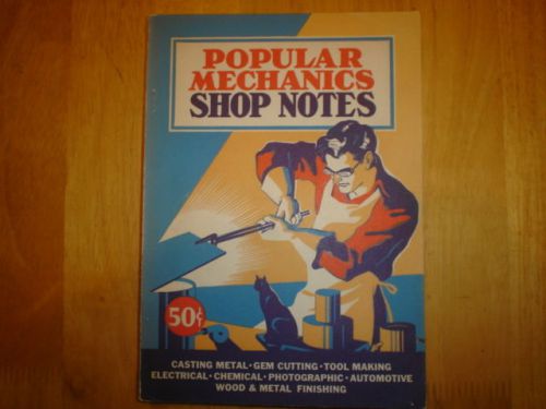 1940 EDITION (No.36) OF POPULAR MECHANICS SHOP NOTES EXCELLENT CONDITION