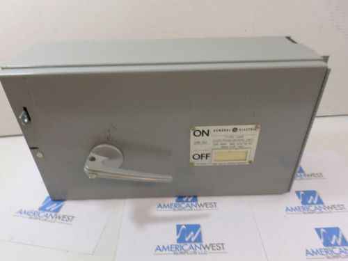 1 General Electric THFP364 200 amp fusible panelboard switch  600 volt nema 1