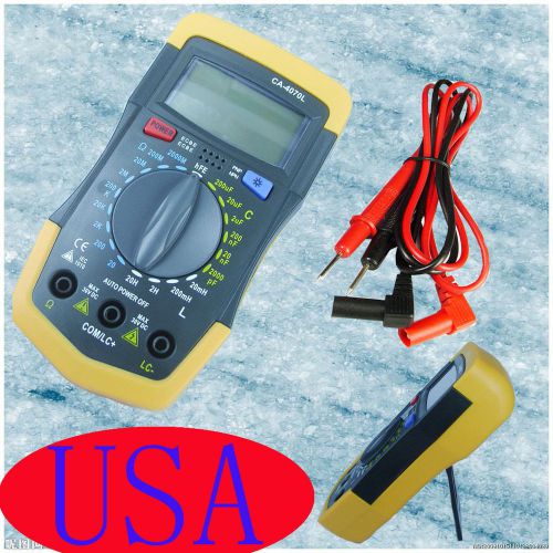 USA! LCR RCL INDUCTANCE Capacitance Resistance Meter Digital Meter Tester