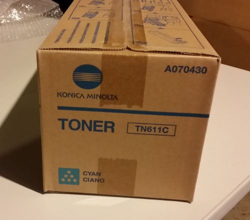 KONICA MINOLTA OEM BizHub CYAN Toner A070430, TN611C NEW!