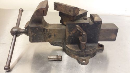 Vintage 1920&#039;s Prentiss Parker Bulldog No.19 Swivel Jaw Machinist Vice Vise RARE