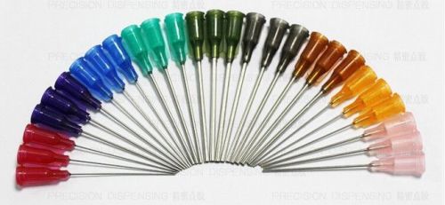 1.5-Inch(38.1mm) tubing length  Precision  S.S. dispensing Tips 100PCS