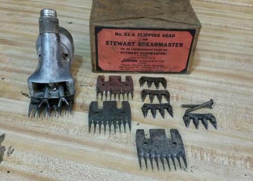 STEWART CLIPMASTER SHEARMASTER SHEARHEAD &amp; BLADES