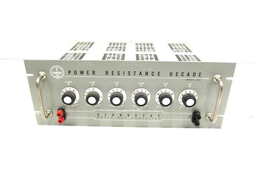 Clarostat Power Resistance Decade Model 250