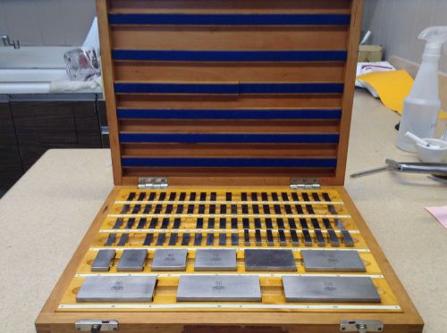 Carl zeiss gauge gage  block set  88 piece set metric  nasa surplus for sale