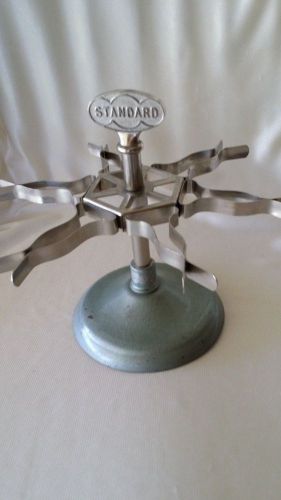 Vintage Standard Rotating Carousel 6 Rubber Stamp Holder