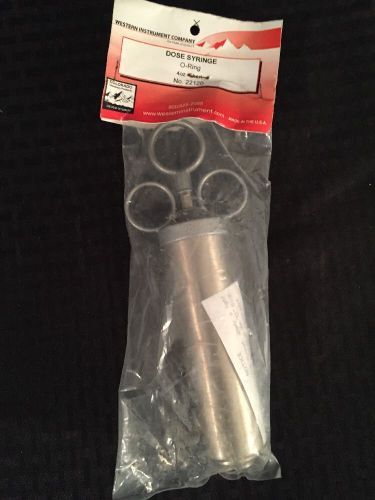 NEW WESTERN INSTRUMENT Syringe Dose 4 Oz. Short O-Ring No. 22120