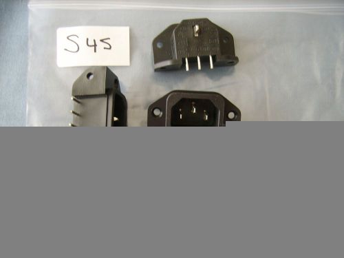 S45  Lot of 50 pcs SC-9R-1   AC Socket Right Angle 15A 250V