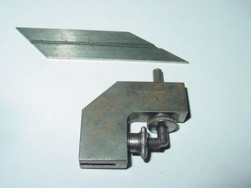 L.S. STARRETT #289 COMBINATION SQUARE RULE SCALE CLAMP w/ Bar