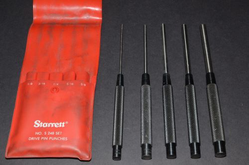 Starrett Drive Pin Punch Set, No. S248