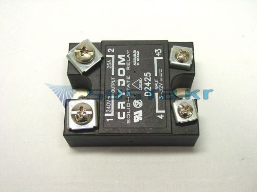 CRYDOM D2425 , SSR ( Solid State Relay) , SSR, PANEL MOUNT, 240V ~,32VDC, 25A