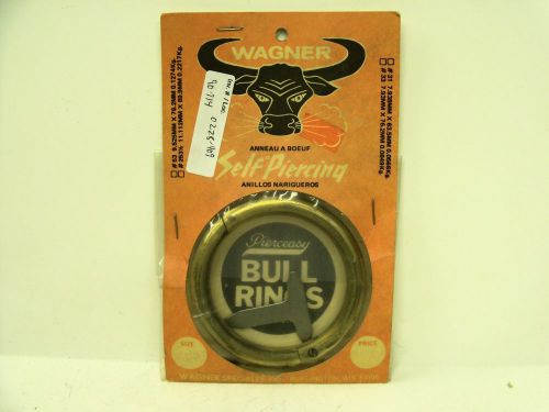 Wagoner Self Piercing Bull Nose Ring Bull Ring Brass