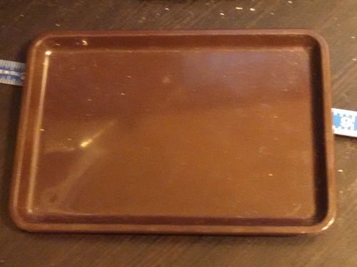 USED Brown Continental Carlisle Brown Acrylic Customer Check Presenter Tray