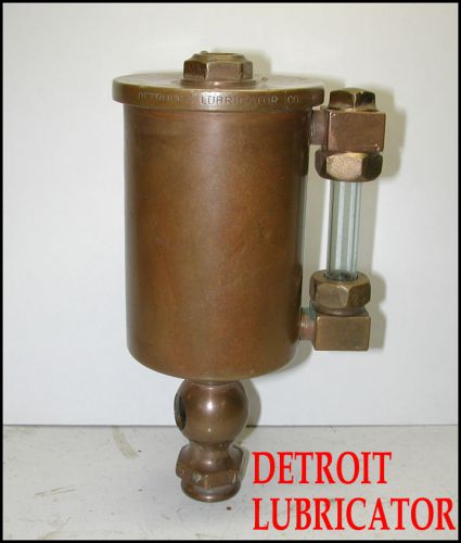 HUGE DETROIT OILER-SOLID BRASS--AS  IS