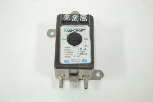 ASHCROFT RXLDP 1.0% 4-20MA DIFFERENTIAL PRESSURE 36V 5IN-H2O TRANSMITTER B368010