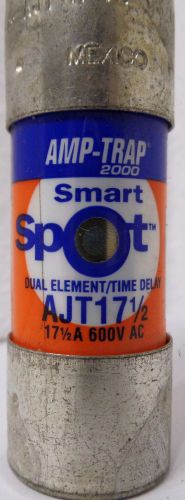 AJT17 1/2   Class J dual-element time delay fuse, 600VAC, 17 1/2A