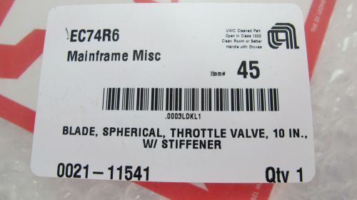 APPLIED MATERIALS 0021-11541 BLADE,SPHERICAL,THROTTLE VALVE,10&#034; W/STIFFNER