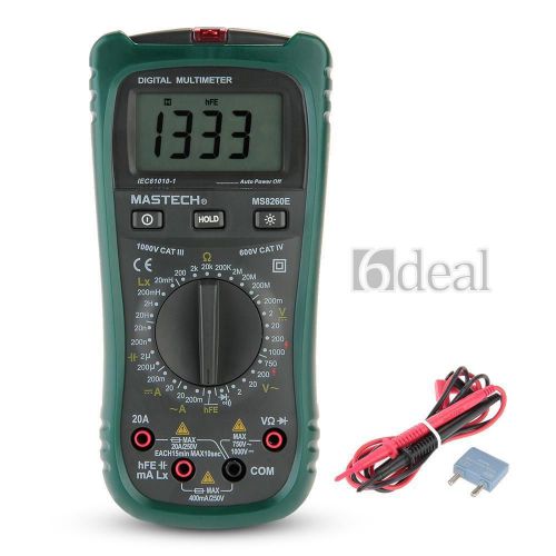 Digital multimeter ac dc voltmeter ammeter ohmmeter tester for sale