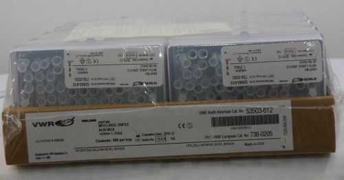 VWR 53503-612 1-250 µl Genomic Pipet Tips Pack of 960 Tips in 10 racks