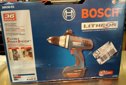 Bosch 36V Li-Ion Brute Tough 1/2&#034; Hammer Drill/Driver