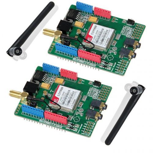 2pcs Arduino GPRS Shield based on SIM900 SIMCOM SMS MMS GSM,for Arduino UNO ADK