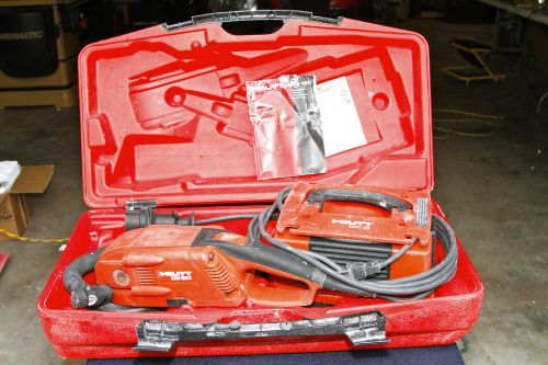 HILTI DG 150 6&#034; DIAMOND CONCRETE GRINDER AND DPC 20 CONTROLLER WITH CASE