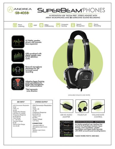 SB-405B Headset